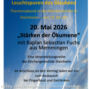 Plakat Leuchtspuren für den 04.05.2026