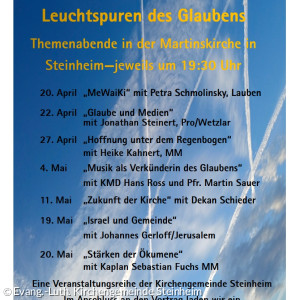 Plakat "Leuchtspuren"