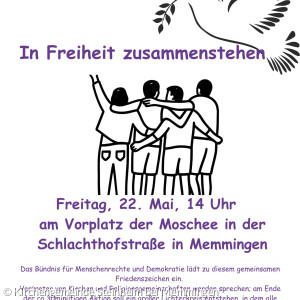 „In Freiheit zusammenstehen“ am 22.05. 