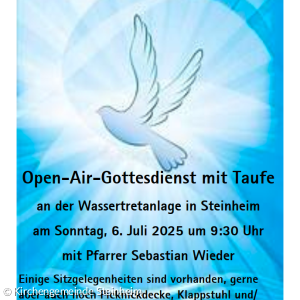 OpenAir-Gottesdienst mit Taufe