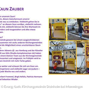 Zaunzauber: den Zaun als "Hingucker" nutzen